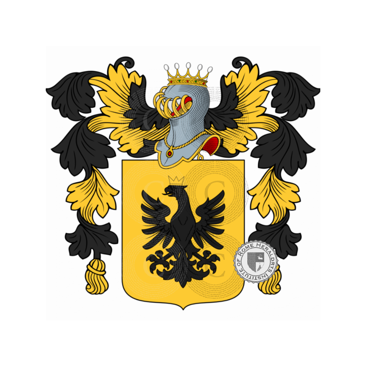Wappen der FamilieRocchi, della Rocca,Rocchi de Finetti,Rocchio