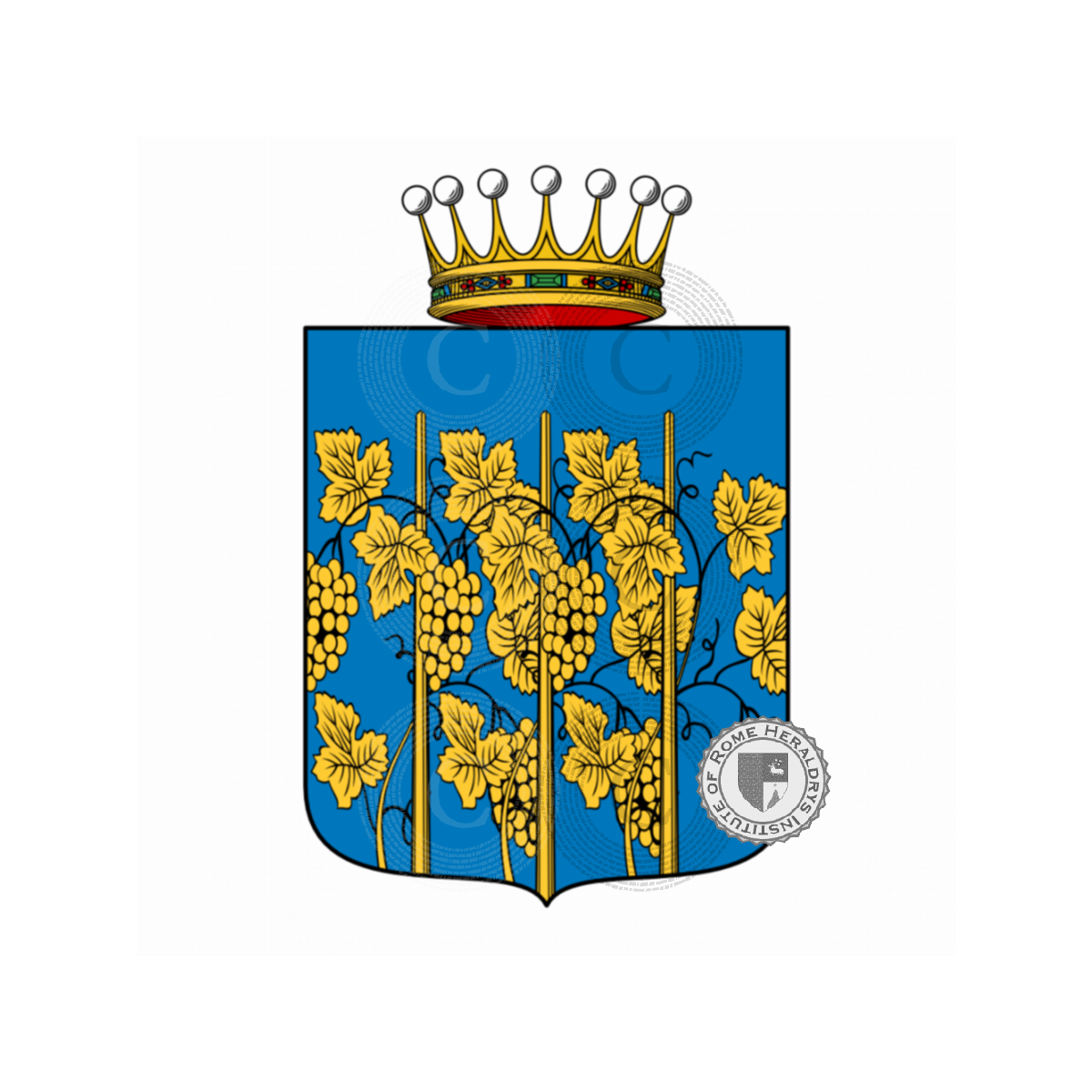 Escudo de la familiaVitali, Pitali,Vidali,Vitale,Vitalio,Vitalli