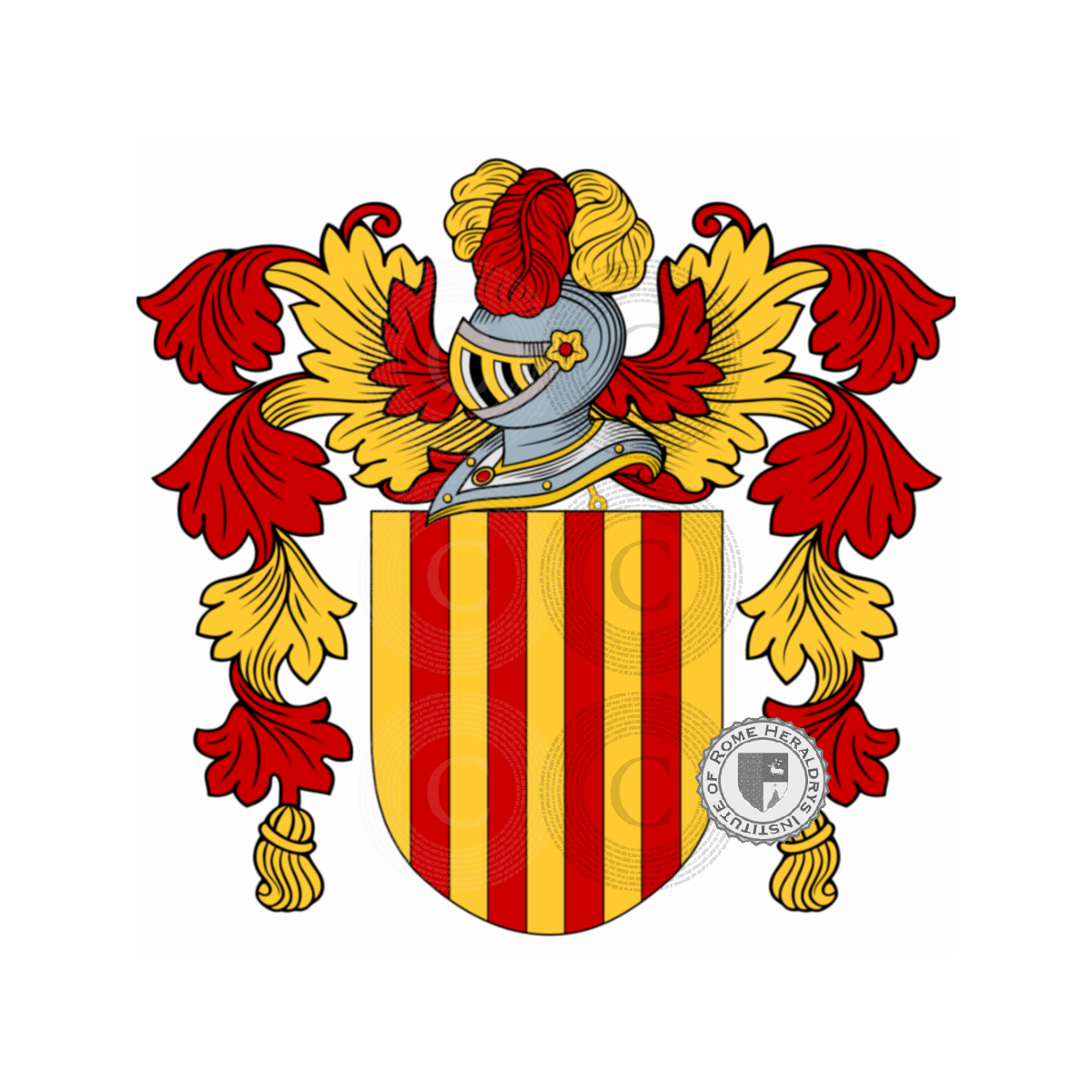Coat of arms of familyRocafort, Rocafuerte