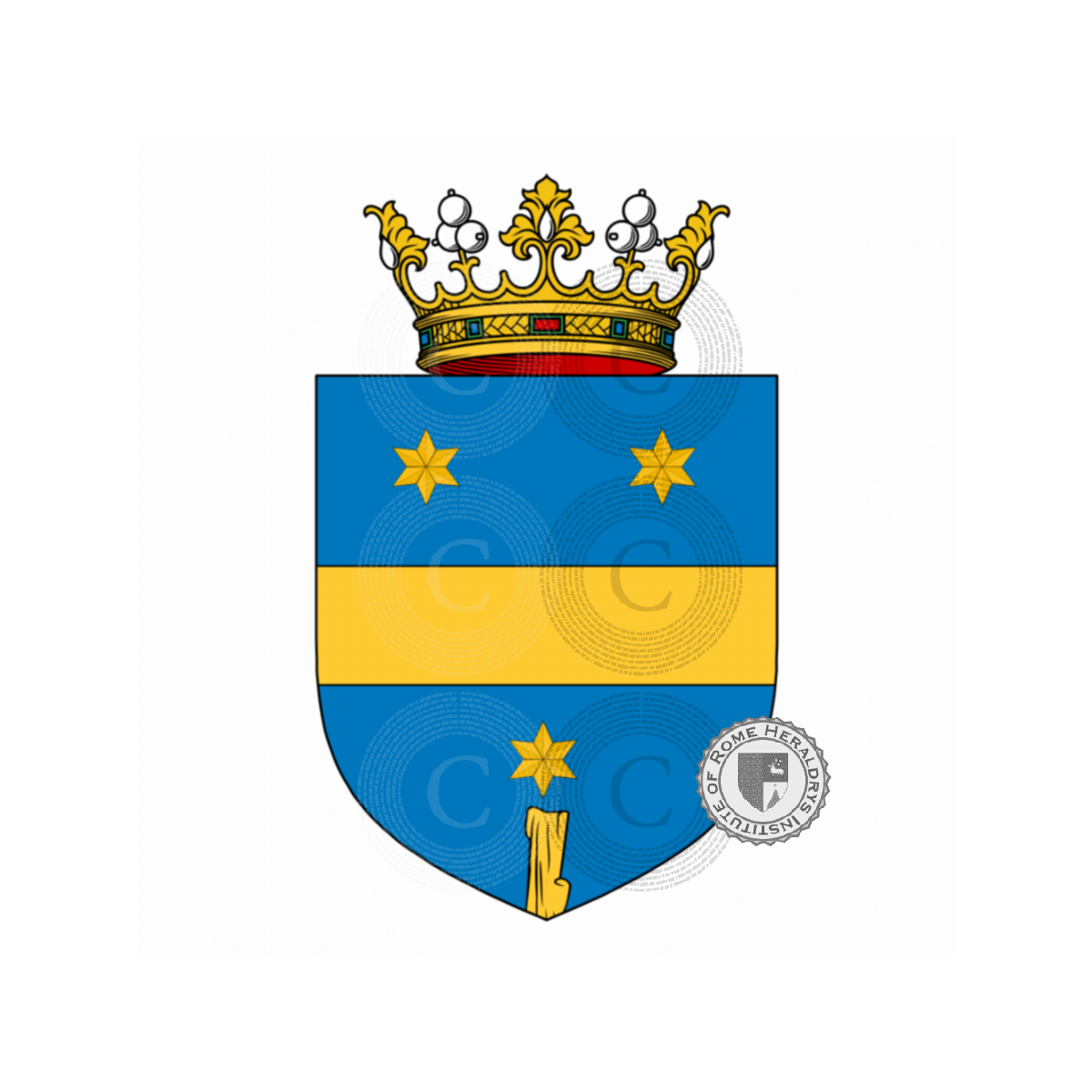 Coat of arms of familyParisio, Vajro,Vallisneri,Vayro