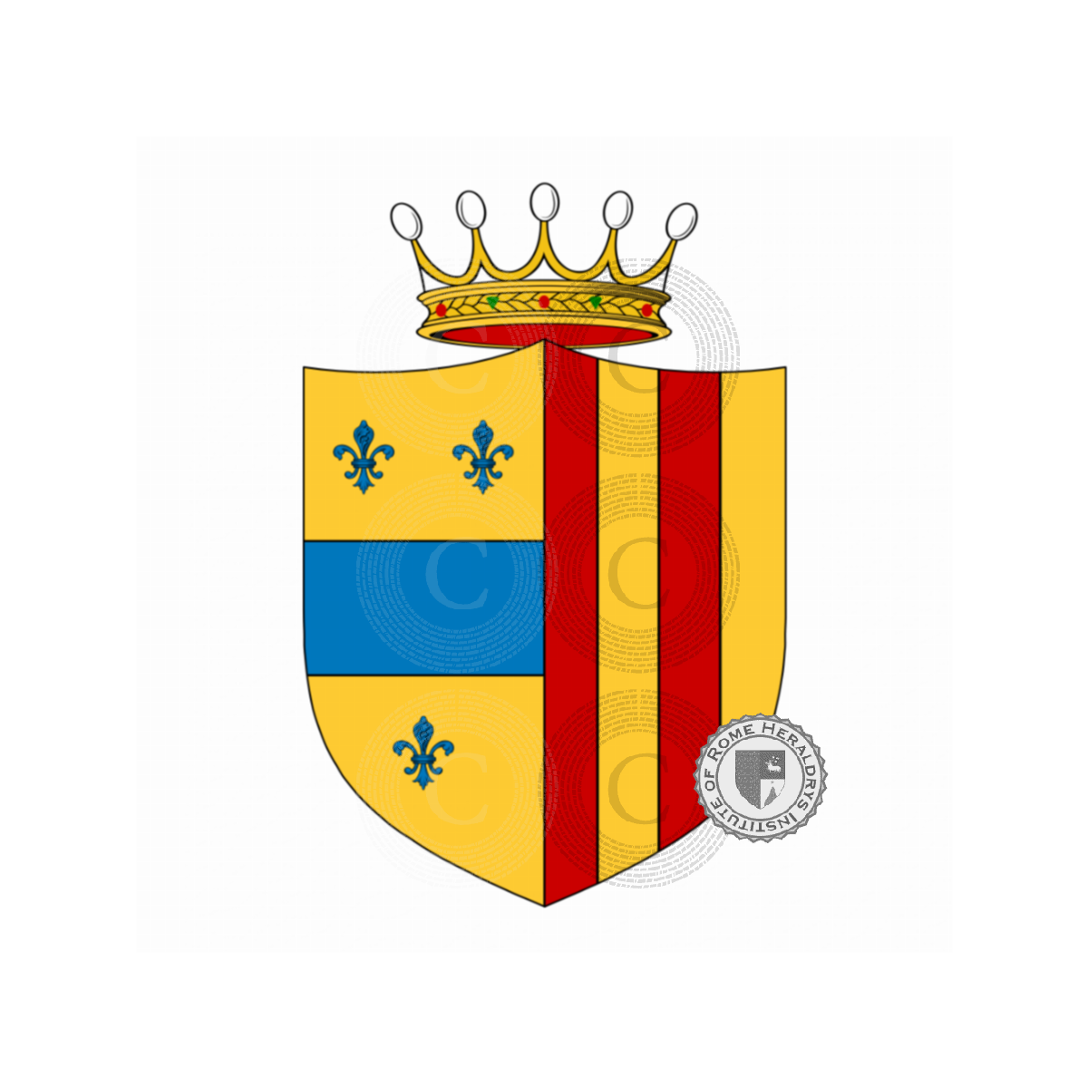 Coat of arms of familyNini, Danini,di Nino,Sernini