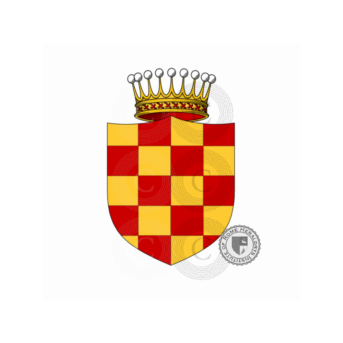 Wappen der FamilieTarsia, Tarsia di Belmonte,Tarsie