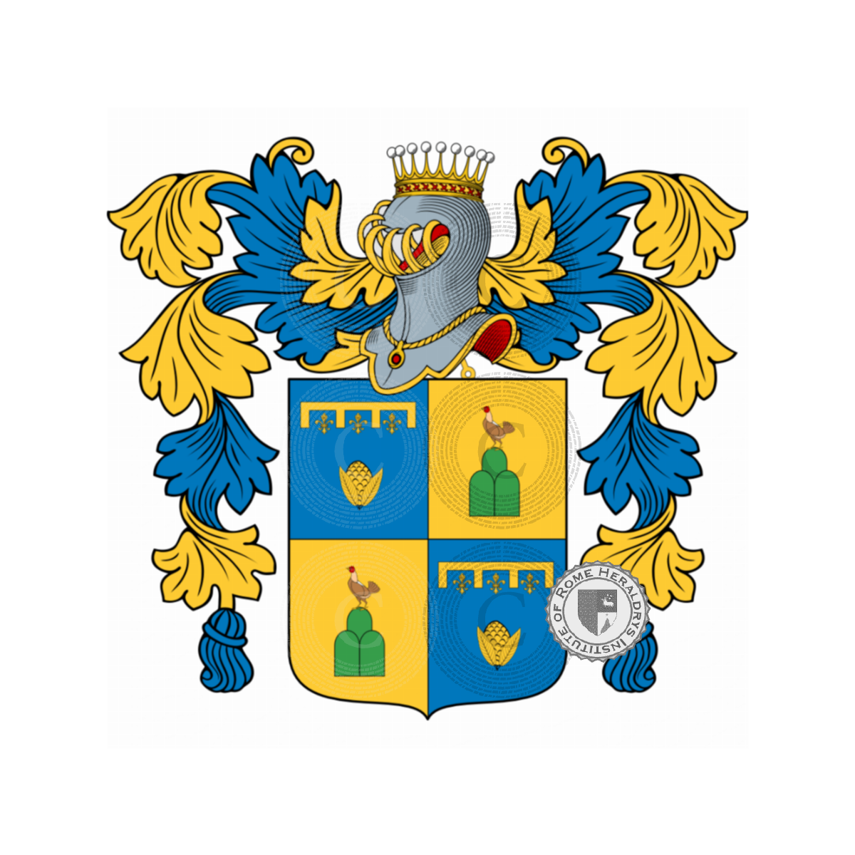 Wappen der FamilieBaldi della Cappellina
