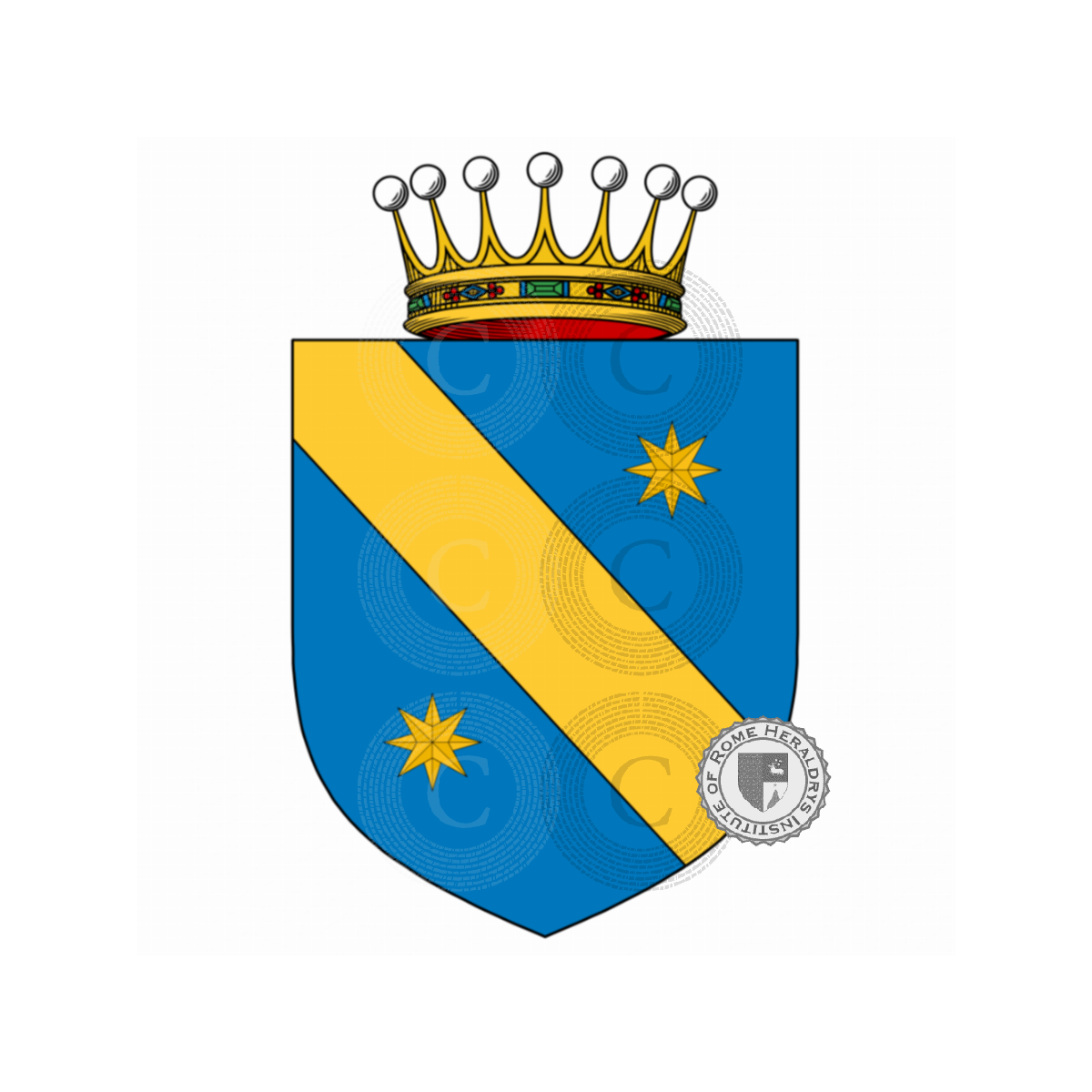 Coat of arms of familyCriscenza, Criscenza,de Crescenzio,di Crescenzio