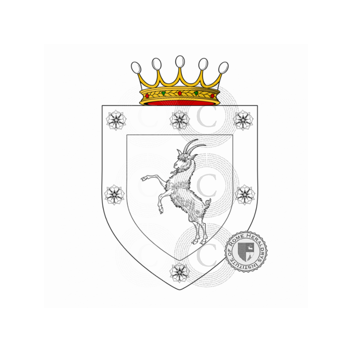 Coat of arms of familyVigorosi, Vigorelli,Vigoroso