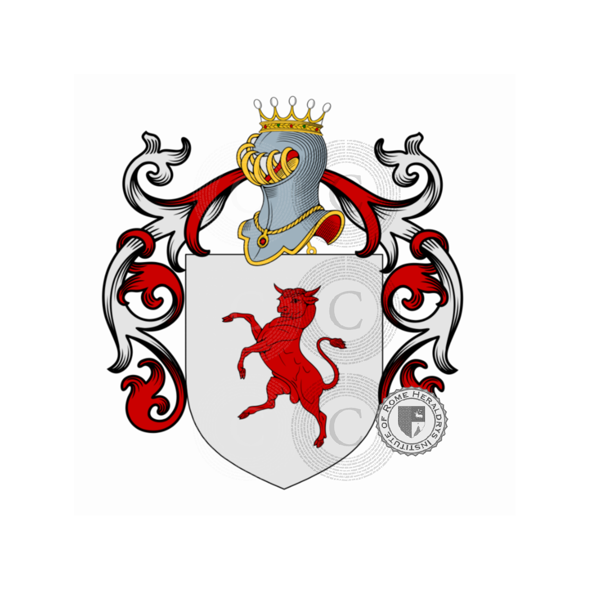 Coat of arms of familyBucelli del Corso, Boccella,Bucelli