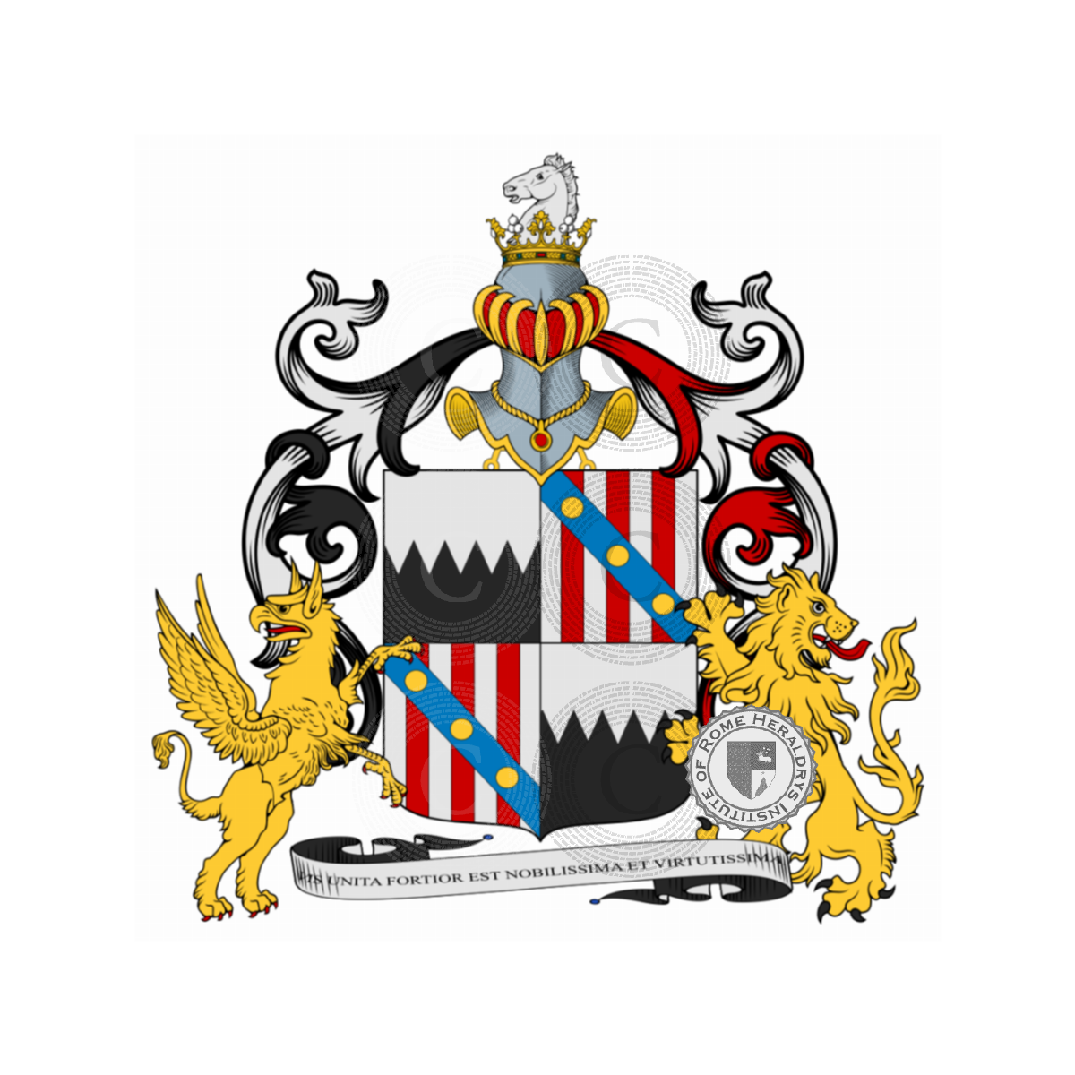 Coat of arms of familyRuffo de Bonneval, Ruffi,Ruffo de Bonneval