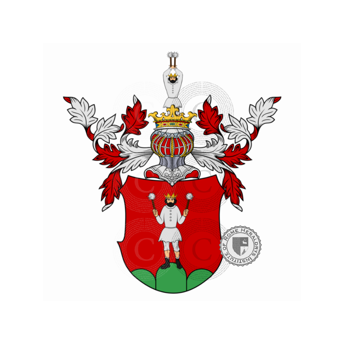 Wappen der FamilieJunker d'Ober-Conreuth, Junker d'Ober-Conreuth,von Junker und Bigato