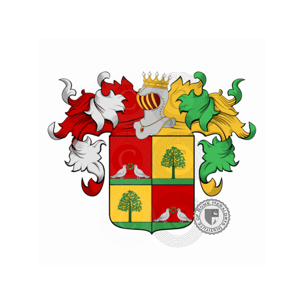Wappen der FamilieLutterotti, Bardesono