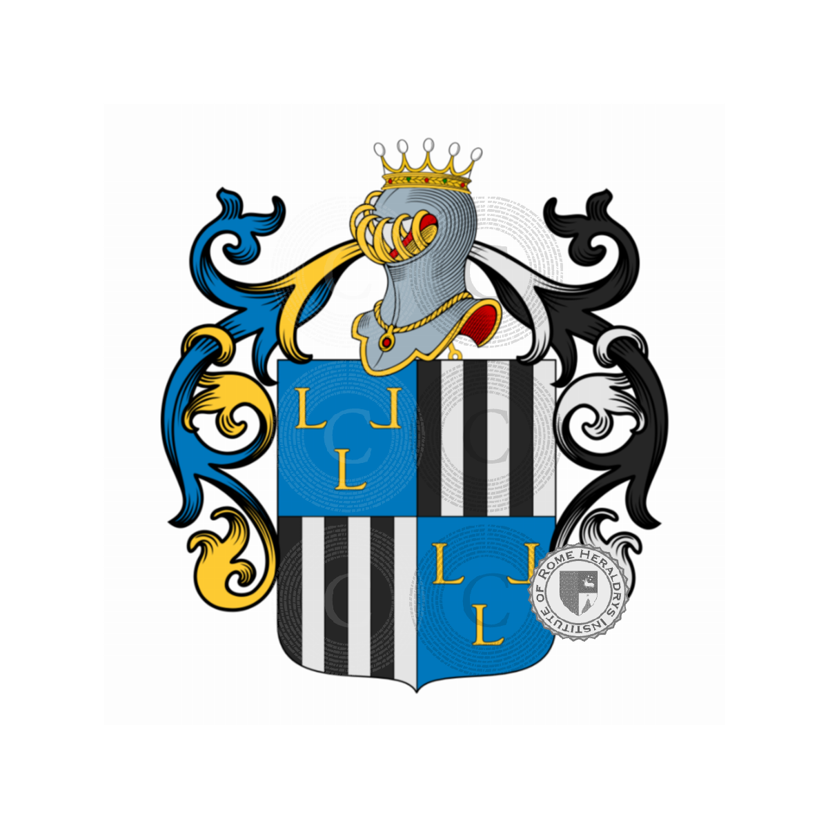 Wappen der FamilieLelli, de Lelli,de Lello,di Lello,Lelio,Lelllo,Nicoli,Randolfi