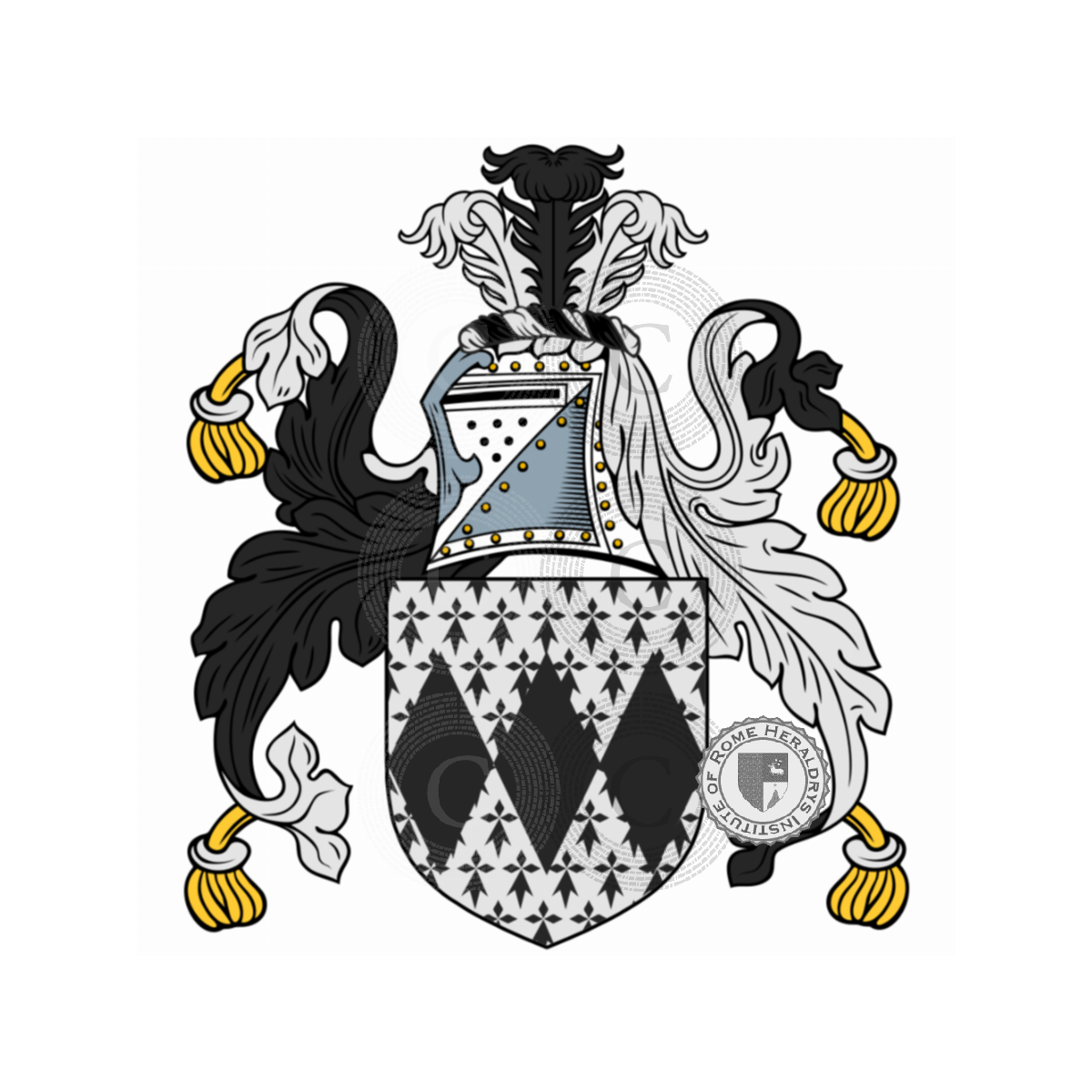Wappen der FamiliePiggot, Picot,Piggot,Pigot,Piket