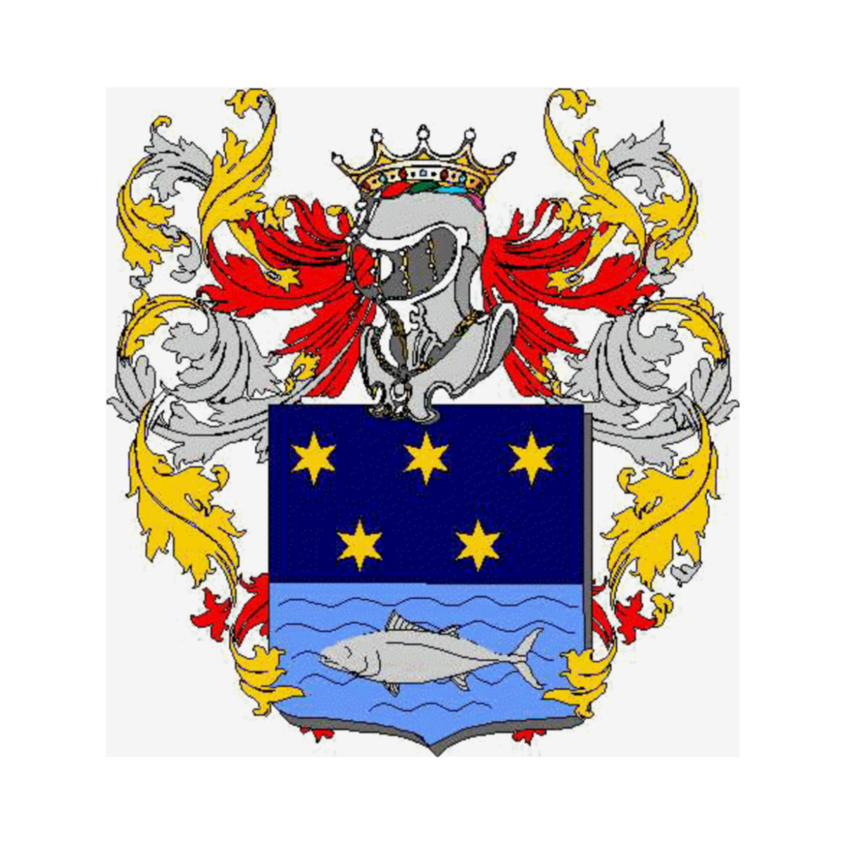 Coat of arms of familyAcqua Giusti