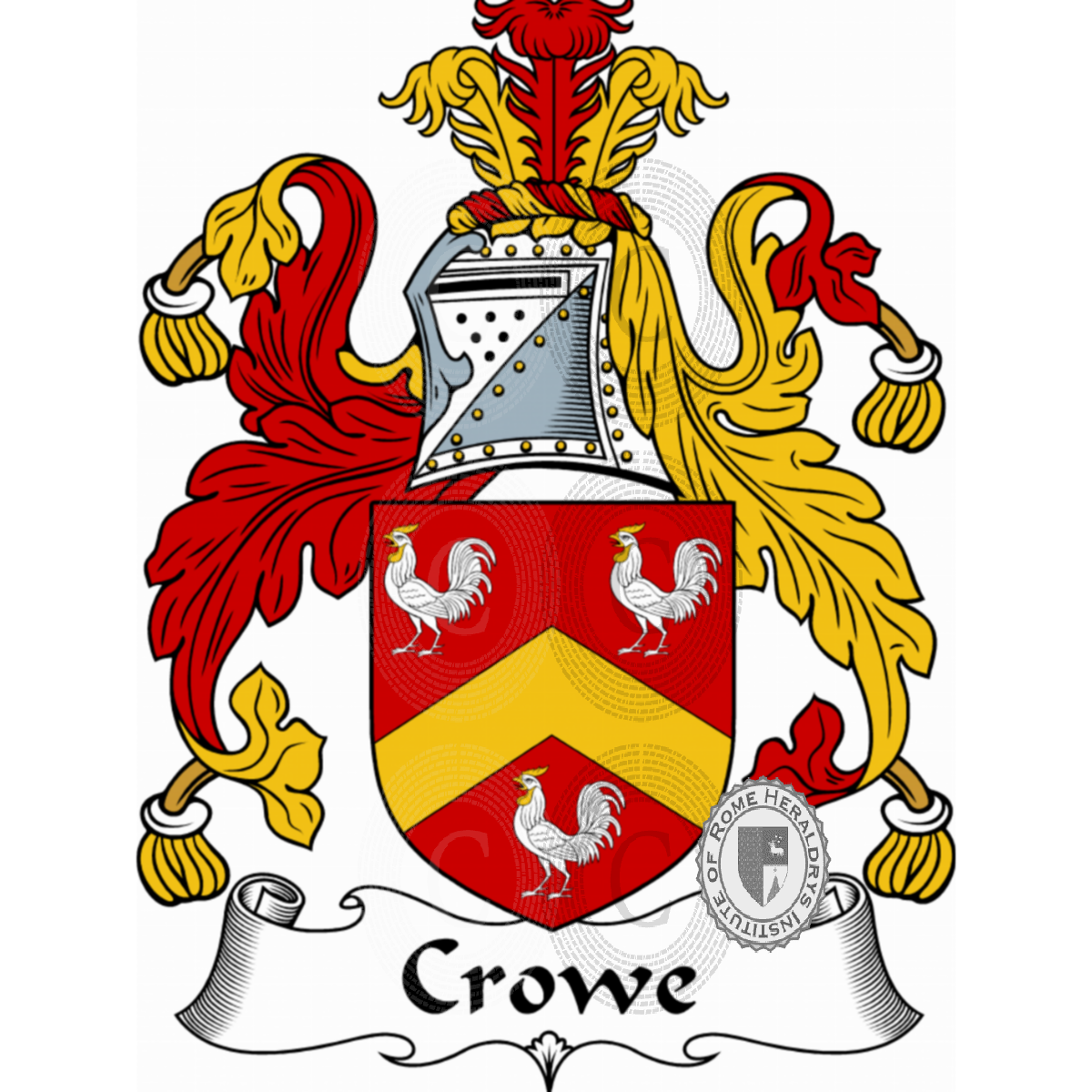 Coat of arms of familyCrow 