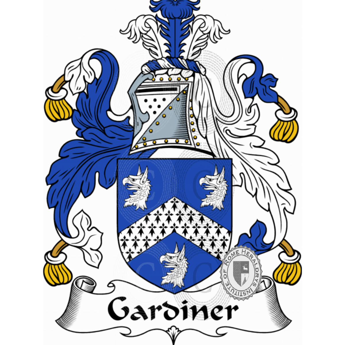 Escudo de la familiaGardiner