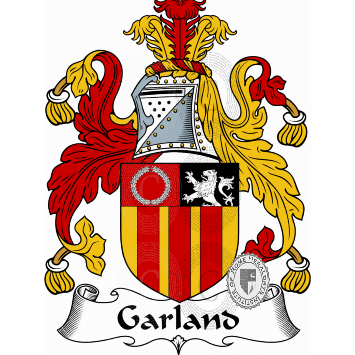 Escudo de la familiaGarland
