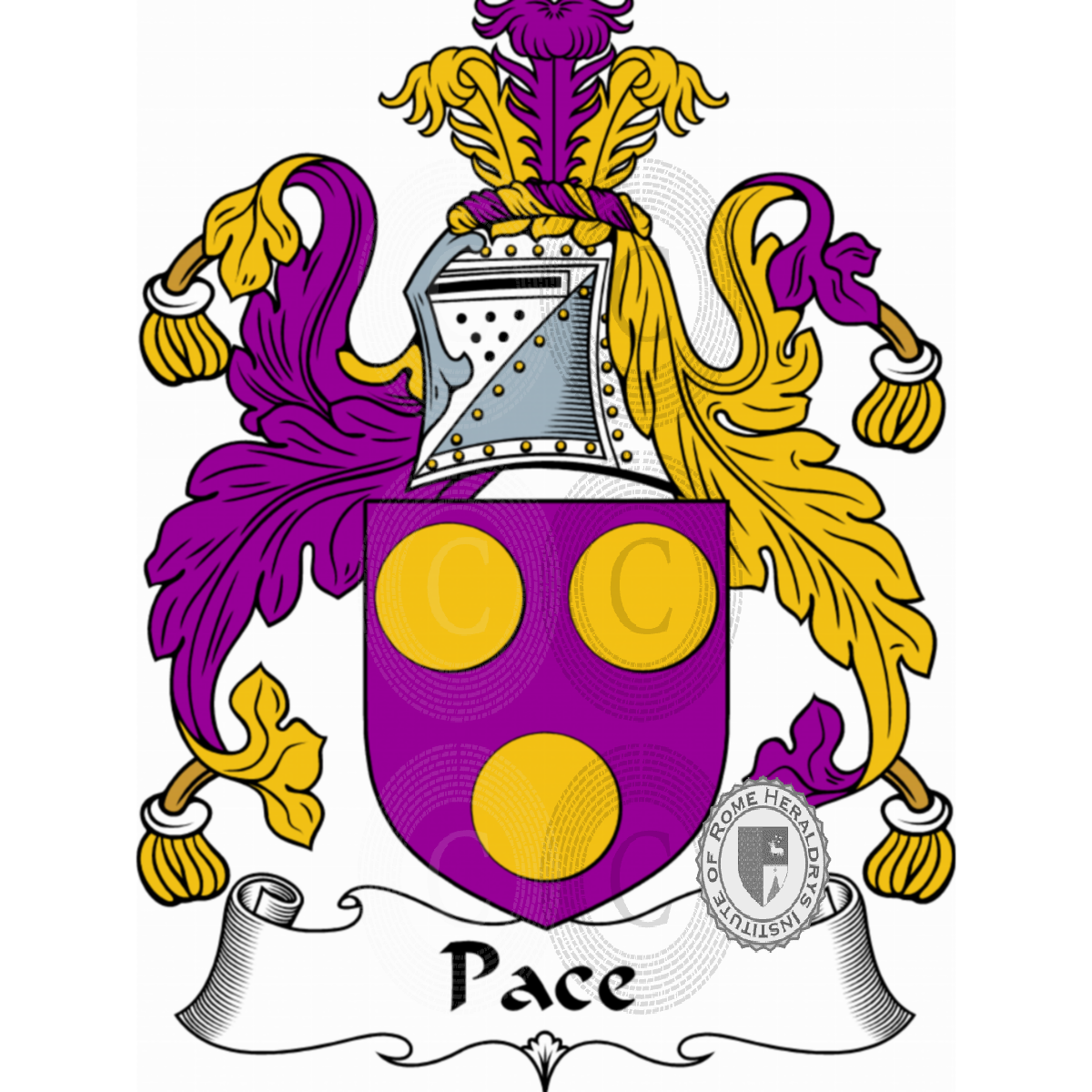 Coat of arms of familyPace