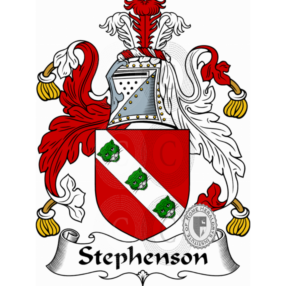 Coat of arms of familyStephenson, Stephenson