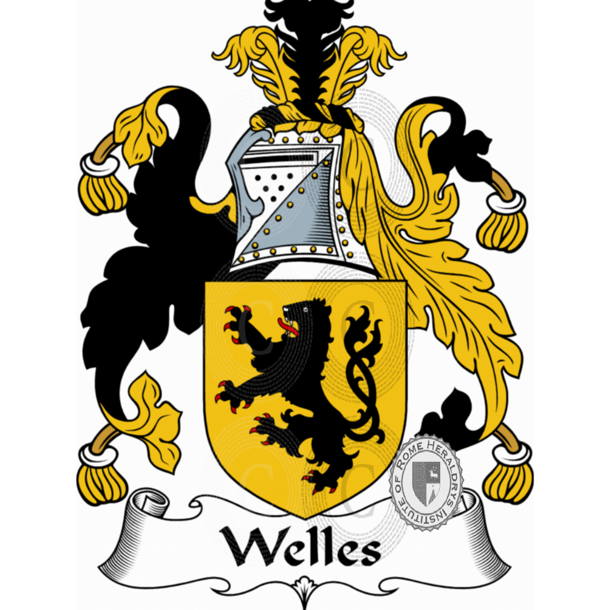 Escudo de la familiaWelles