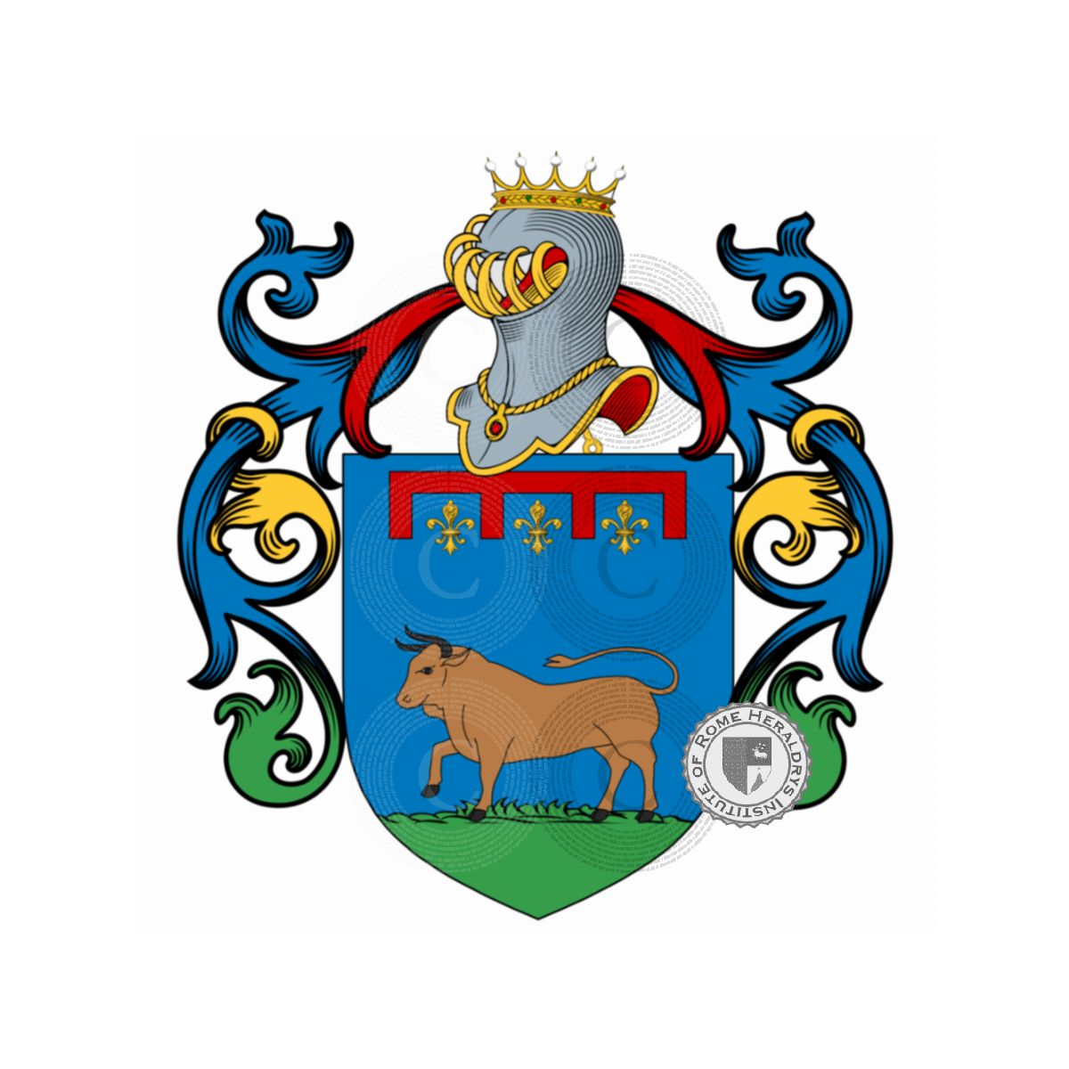 Escudo de la familiaTaurisani, Taurisano