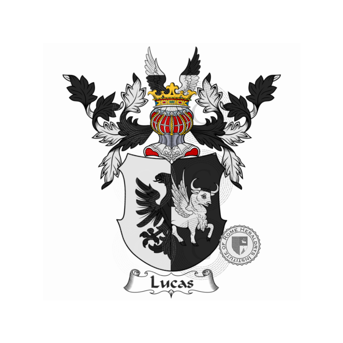 Coat of arms of familyLucas, Lucaß,Lukas,Lûkes