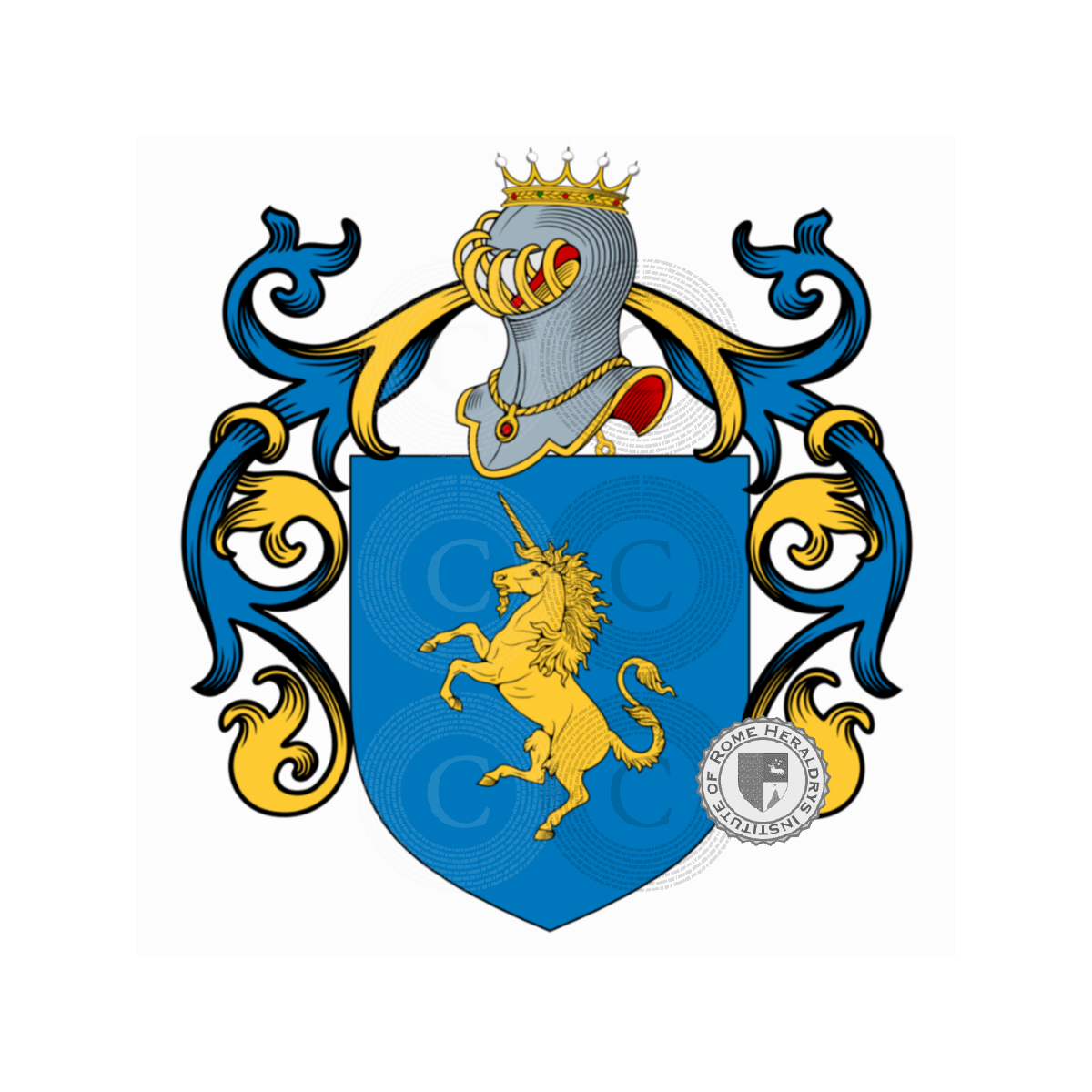 Escudo de la familiaRinieri, Ranieri,Ranieri Berti,Renieri,Rinieri Rocchi