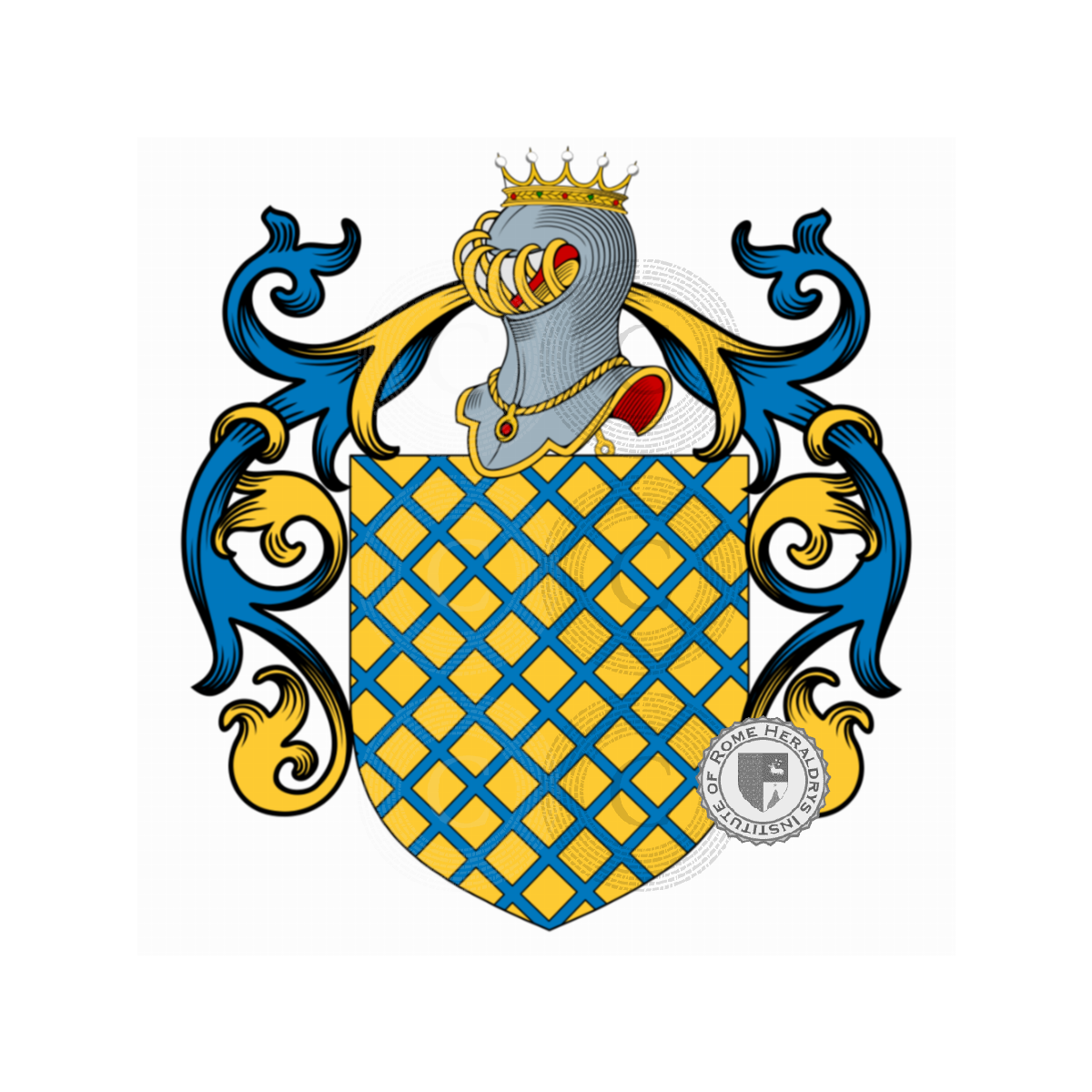 Escudo de la familiaRinieri, Ranieri,Ranieri Berti,Renieri,Rinieri Rocchi
