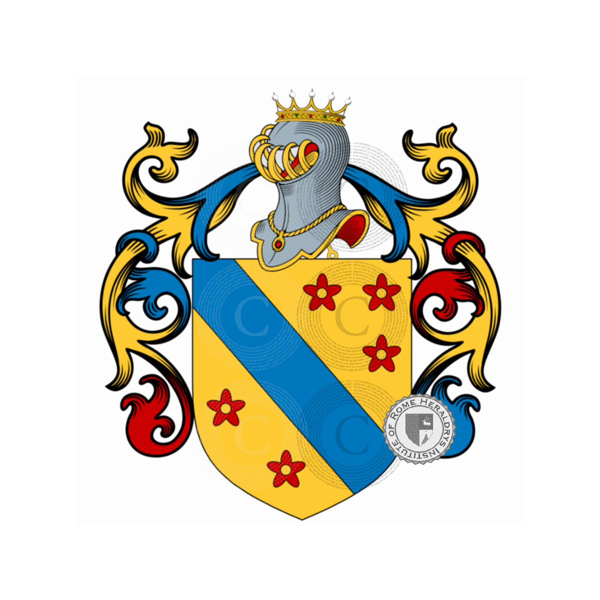 Escudo de la familiaPisano, Pisano,Pixani