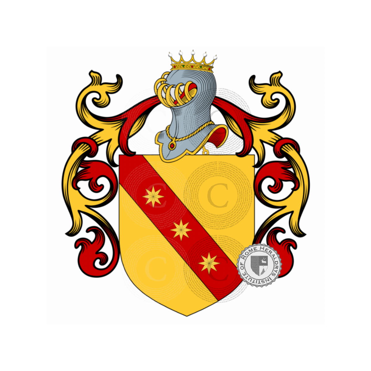 Coat of arms of familyLucchini, Luchini,Luchinus