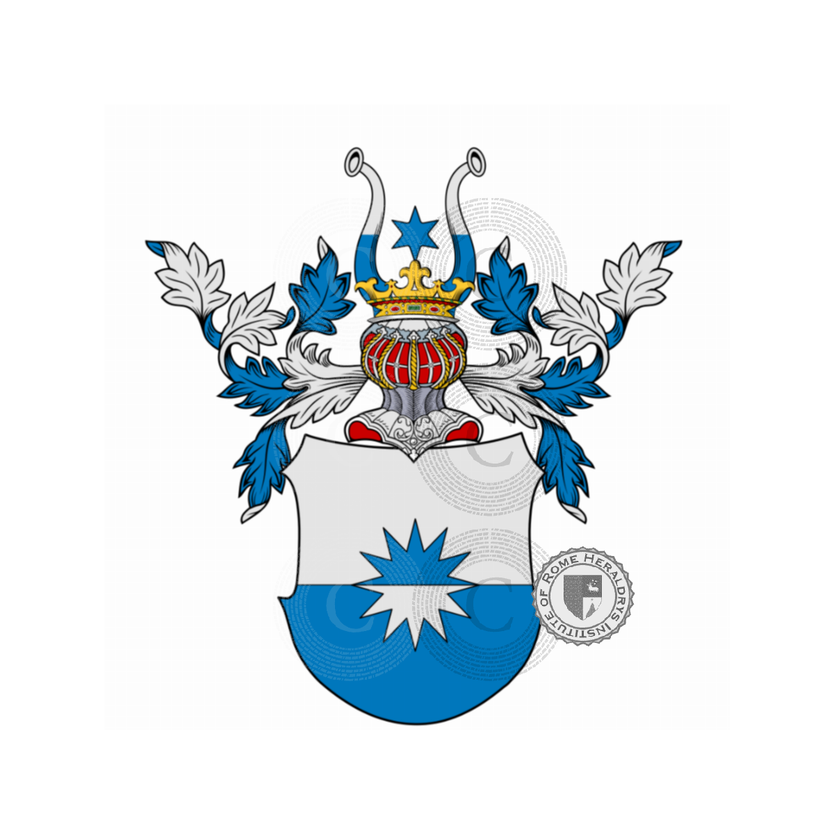 Wappen der FamilieAbderhalden, Halden,von der Halden