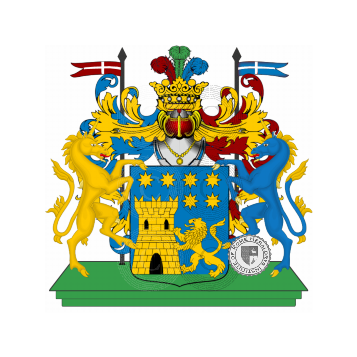 Coat of arms of familyMelazzo, Melazzo,Milazzotto