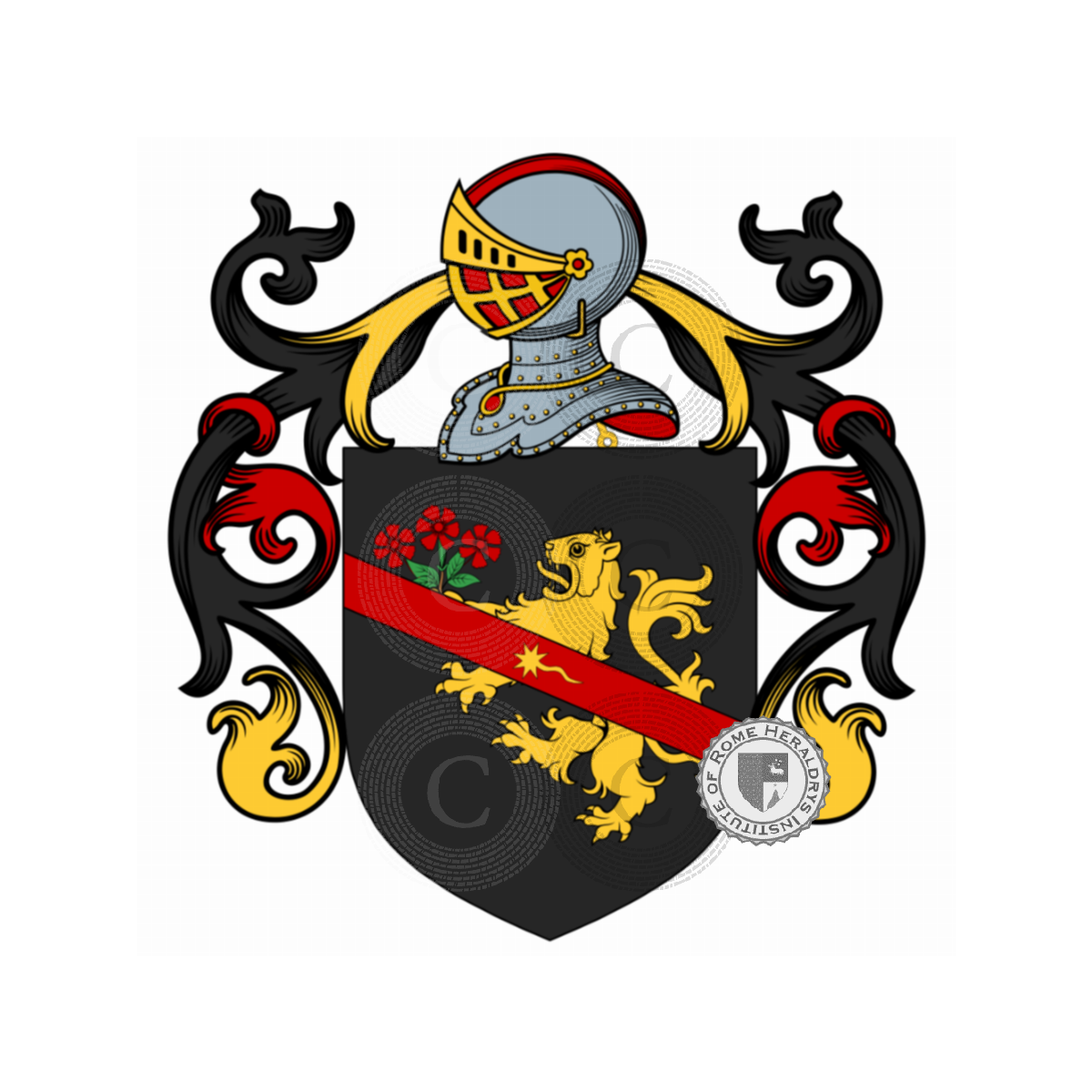 Escudo de la familiaMerotto, Merate,Merotto,Morati,Morato