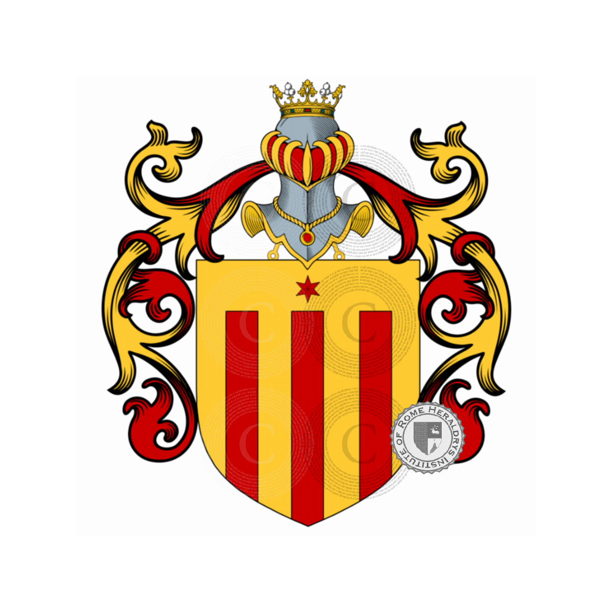 Escudo de la familiaPolizzi, Bernabé,Bernabé de Saint-Gervais,de Bernabé,de Bernabé de La Haye