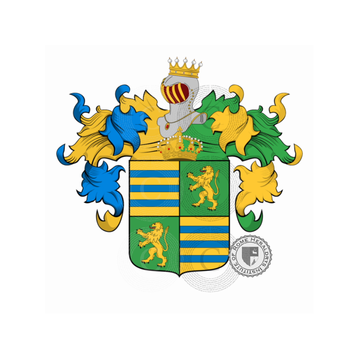 Wappen der FamilieMessia de Prado, Pradini
