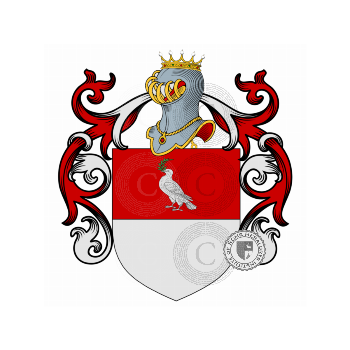 Coat of arms of familyNogara, dalle Nogare,dei Longobardi,Nogare