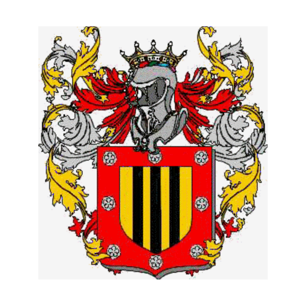 Wappen der FamilieOrdogno De Rosales Cigalini