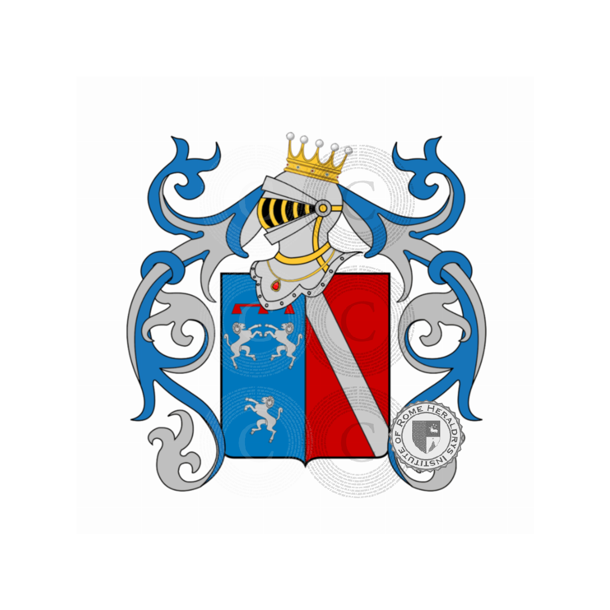Escudo de la familiaOrlandini del Beccuto
