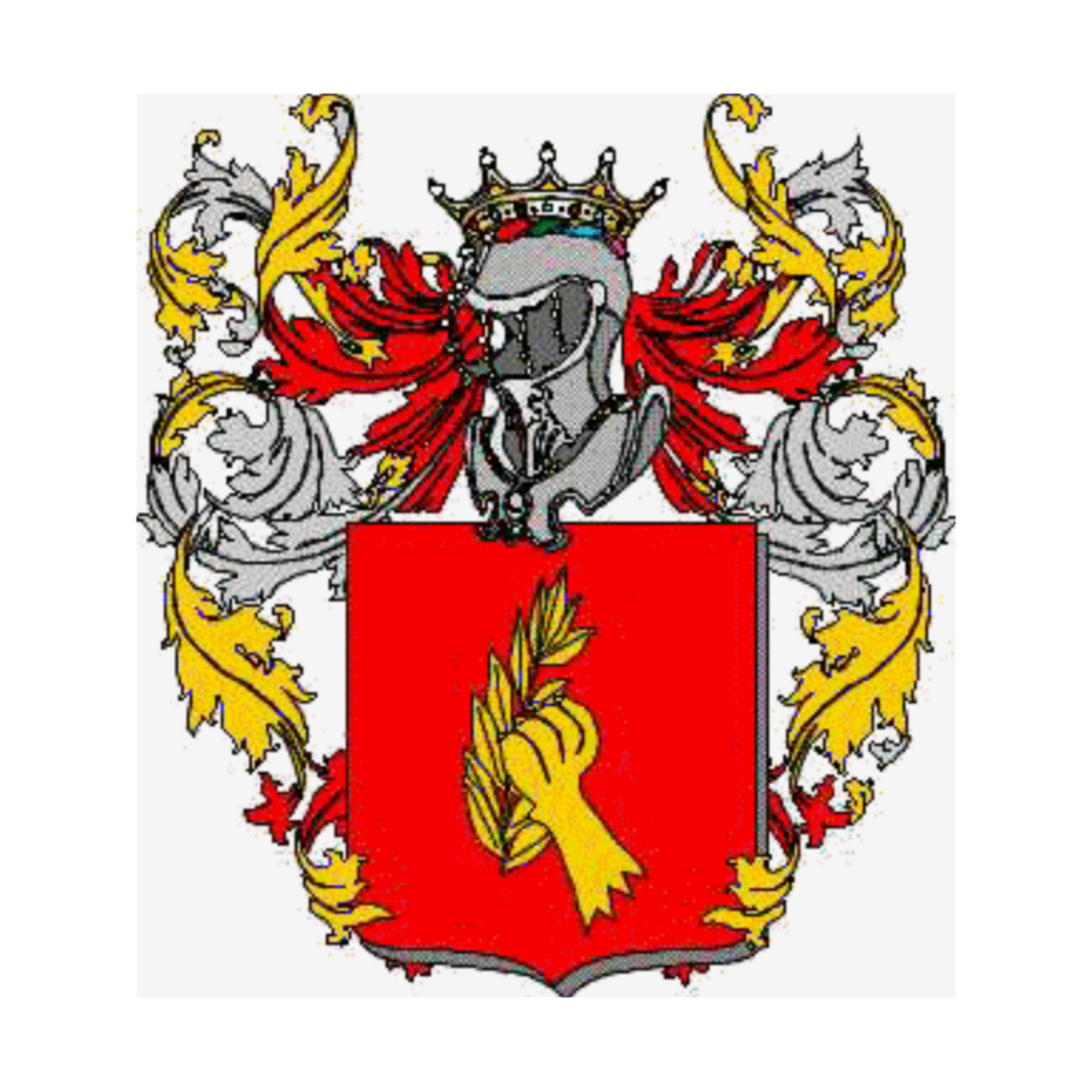 Wappen der FamiliePerini Brancadori Ragnoni
