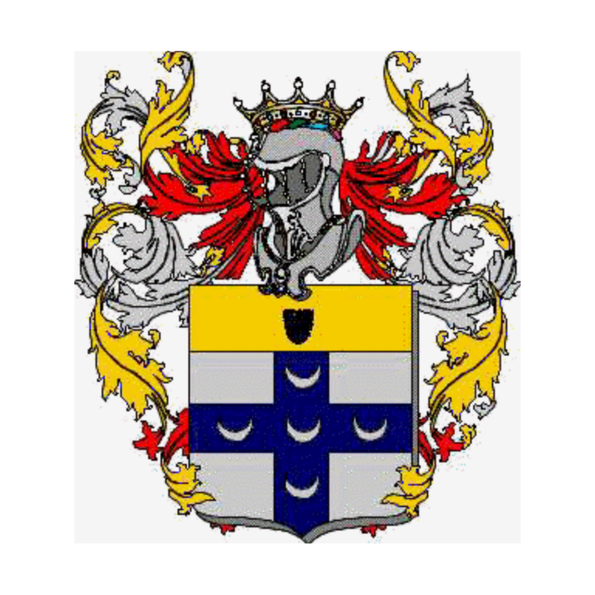 Wappen der FamiliePiccolomini, Piccolomini d'Aragona