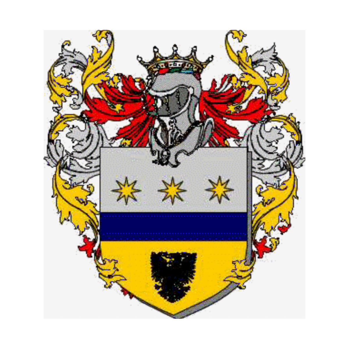Coat of arms of family, de Pellegrini,Pellegrinelli,Pellegrinello,Pellegrini Trieste