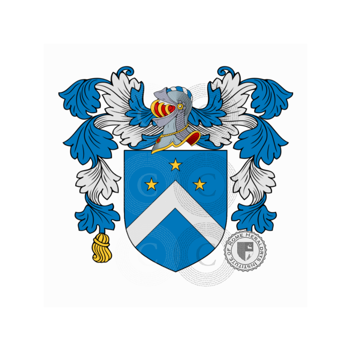 Escudo de la familiaRavelli, Ravellia,Ravellini,Ravello