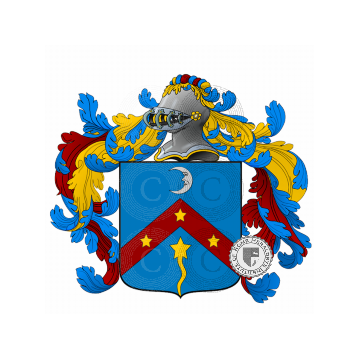 Coat of arms of familyRessi, Resse,Resso