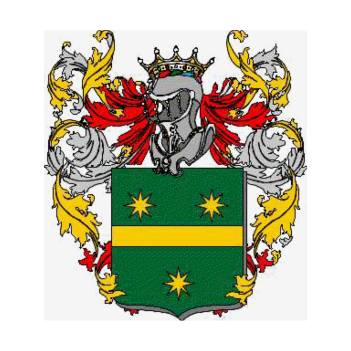 Wappen der FamilieRiccobaldi Del Bava