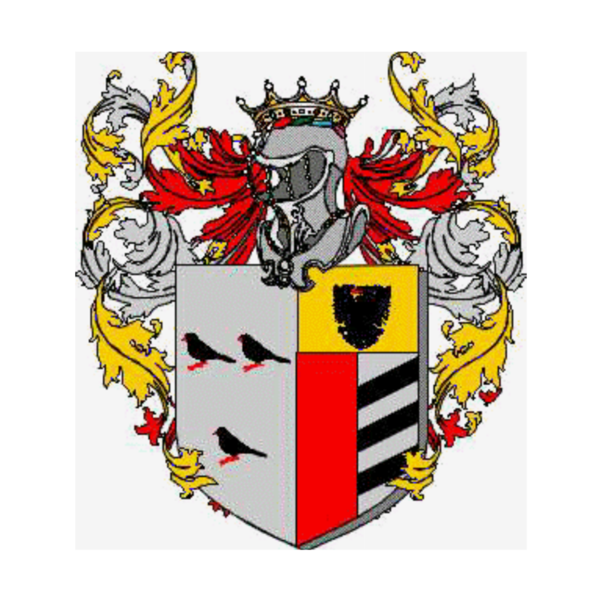 Wappen der FamiliePolo Saibanti, Saibanti