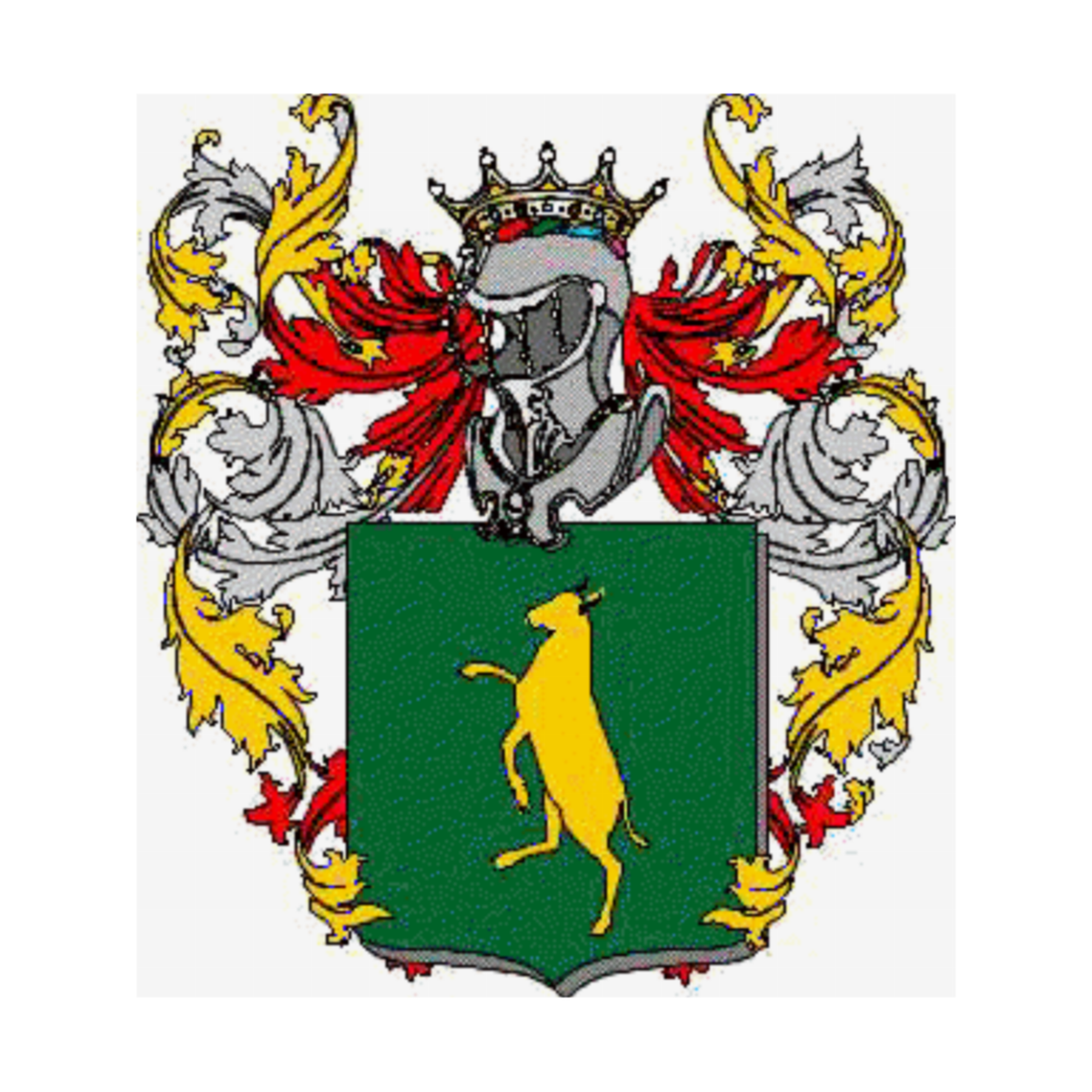 Escudo de la familiaSbrojavacca, Sbrogliavacca,Scodovacca