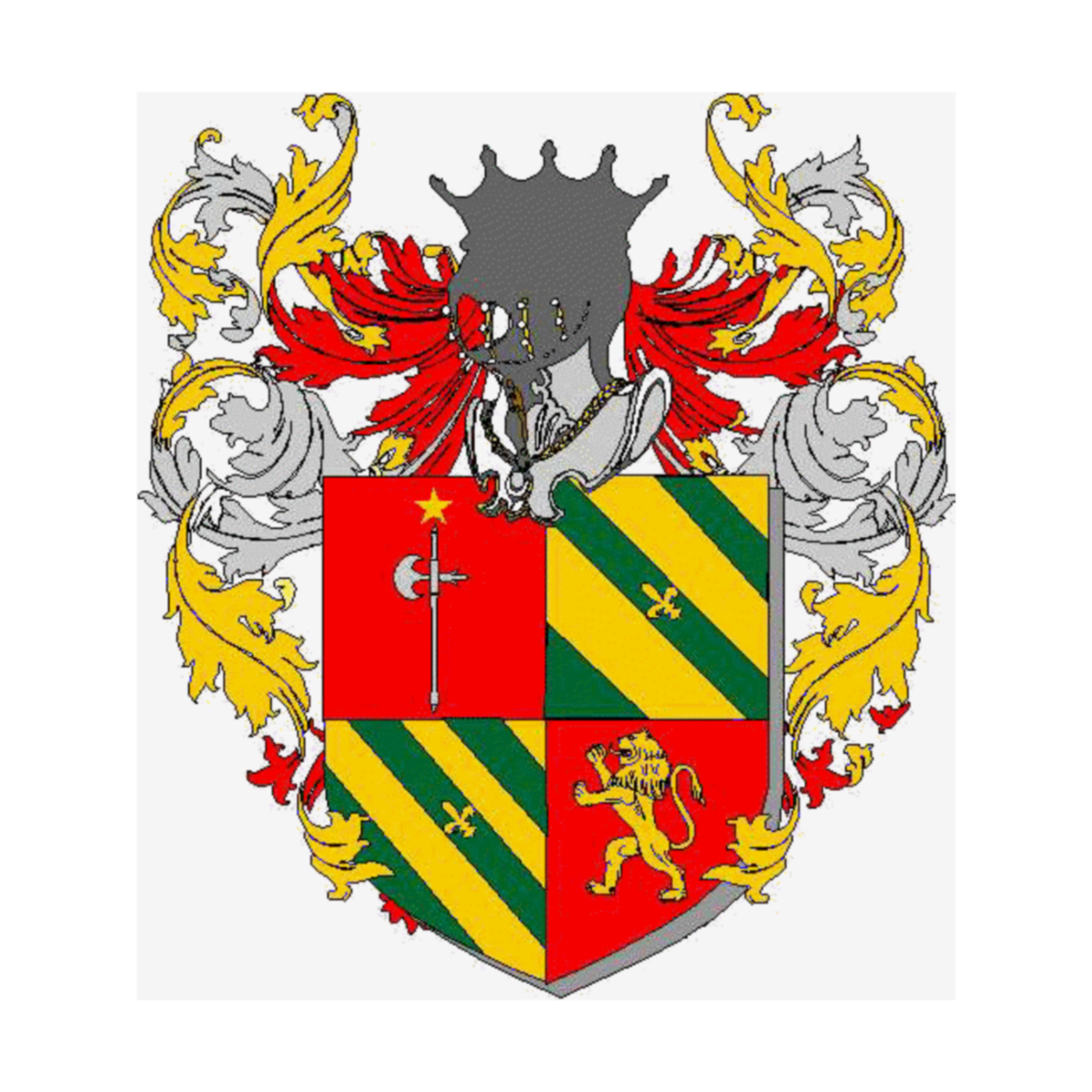 Escudo de la familiaSegrè Sartorio