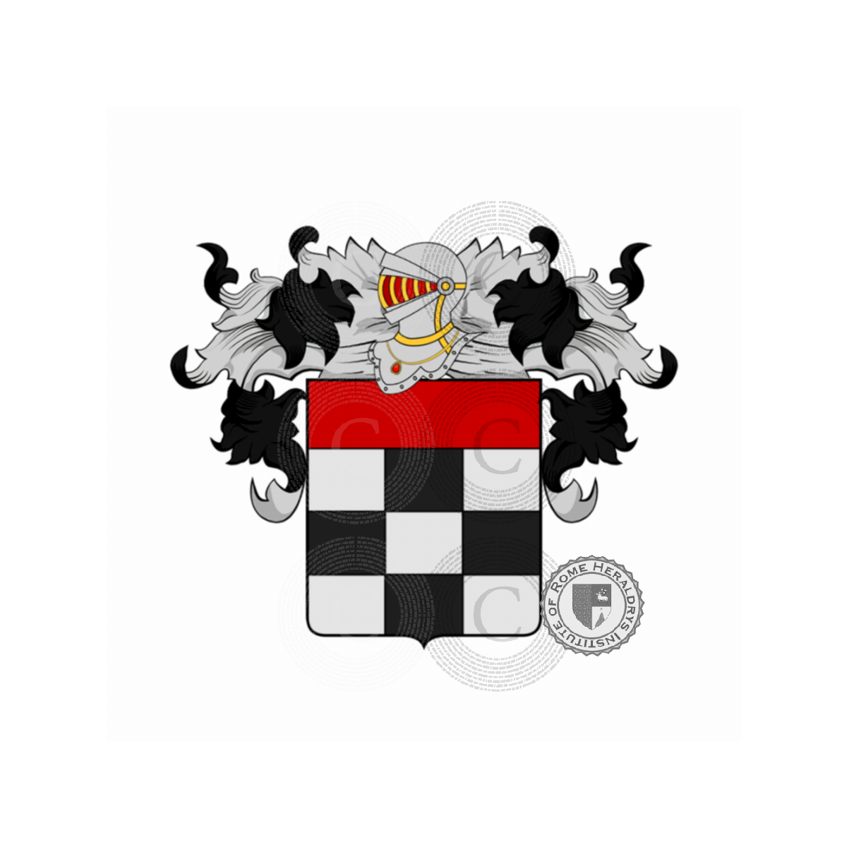 Escudo de la familiaTerni de Gregori