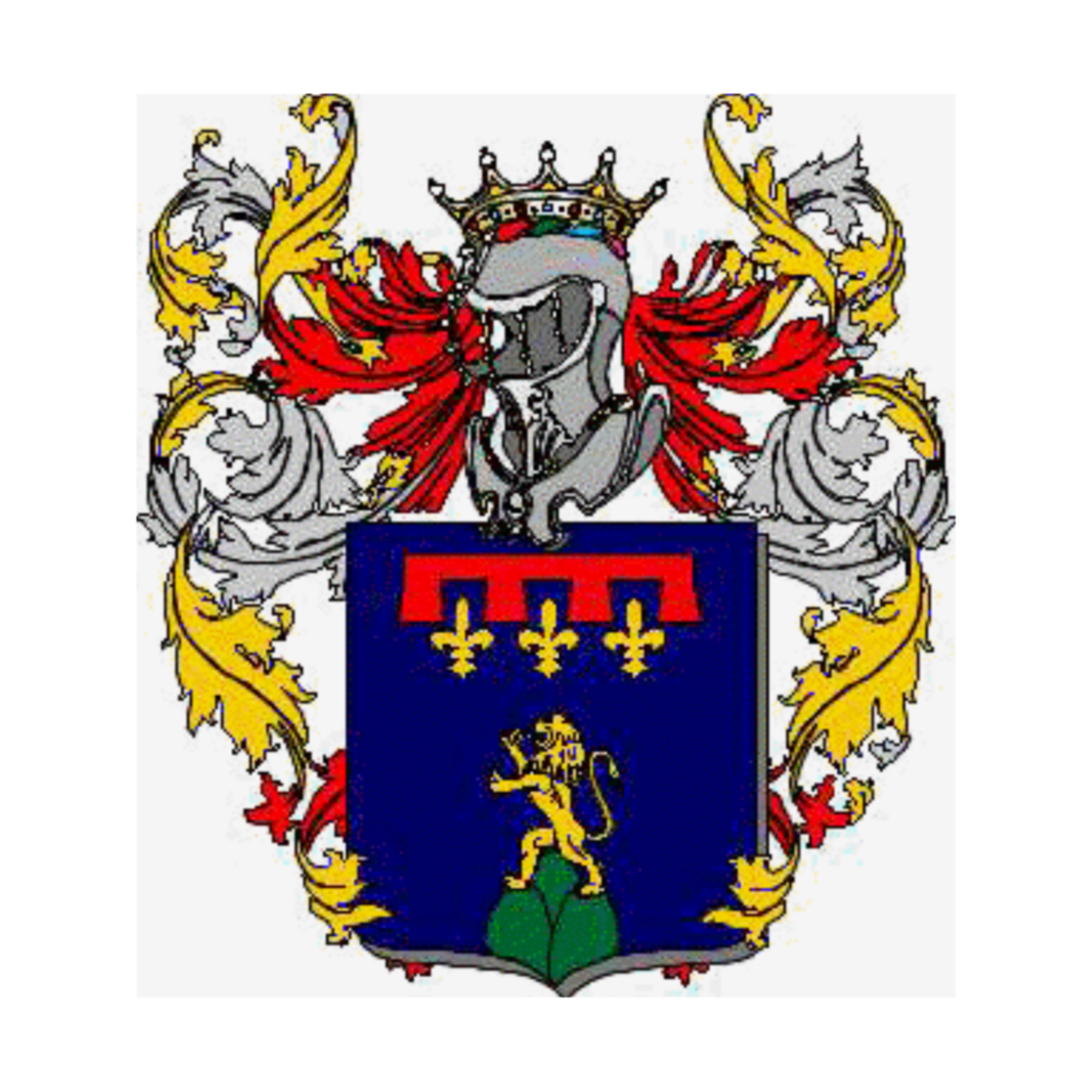 Wappen der FamilieTomasi, Tomasi di Lampedusa,Tomasi di Sciacca,Tommasi