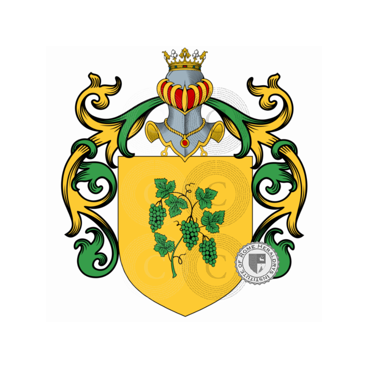 Escudo de la familiaBitini, Bitino