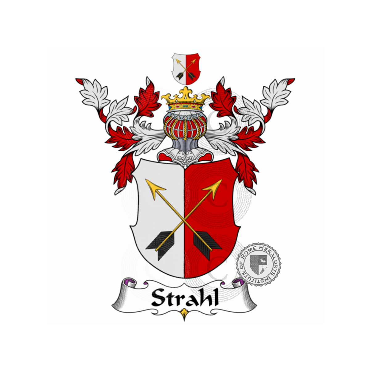 Coat of arms of familyStrahl