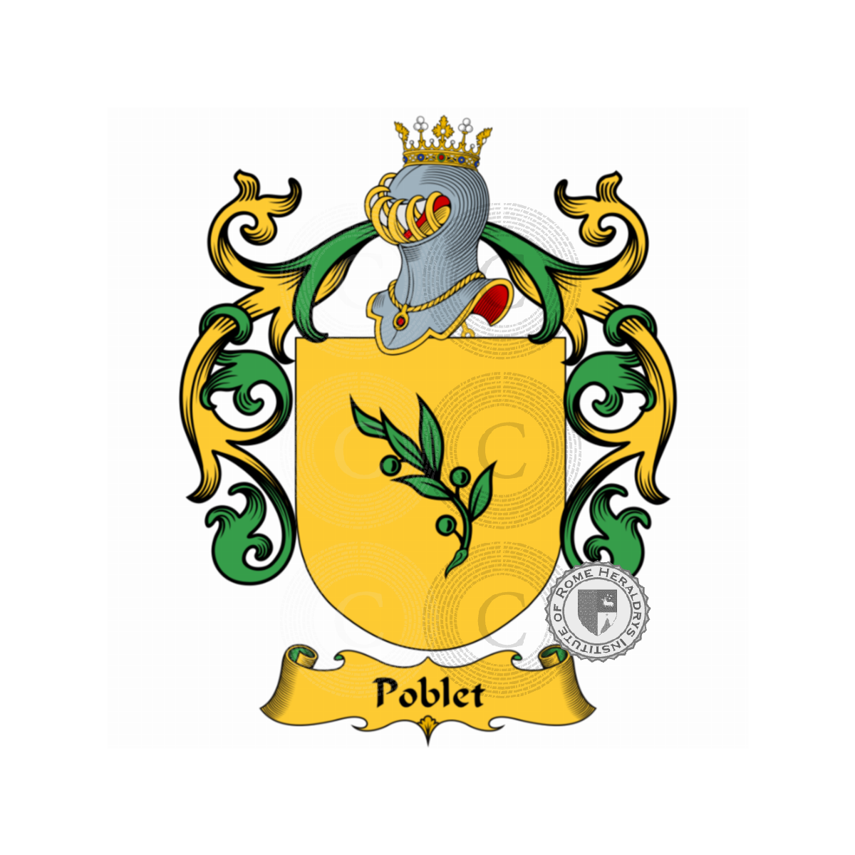 Wappen der FamiliePoblet